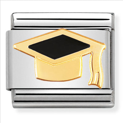 Nomination | Link | Charm Bracelet | Enamel | 18k Yellow Gold | Celebrations
