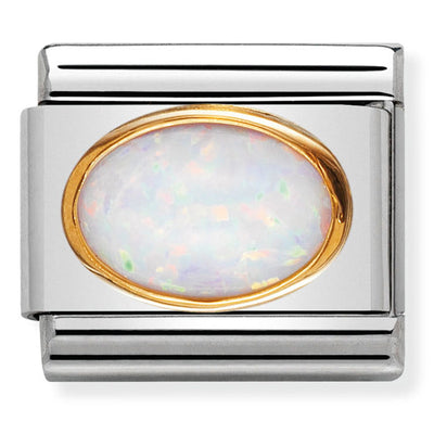 Nomination | White Opal in 18K Gold