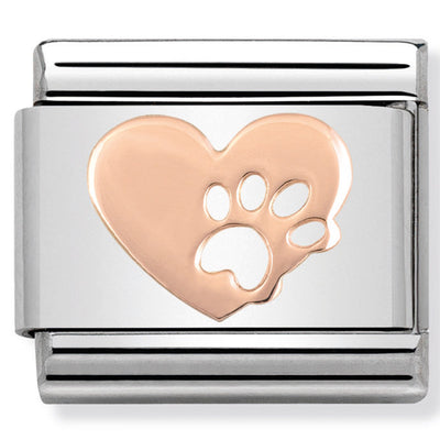 Nomination | Link | Charm Bracelet | 9k Rose Gold | Pet