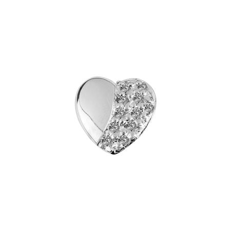 Stow Stg CZ Eternity Heart - Forever Charm