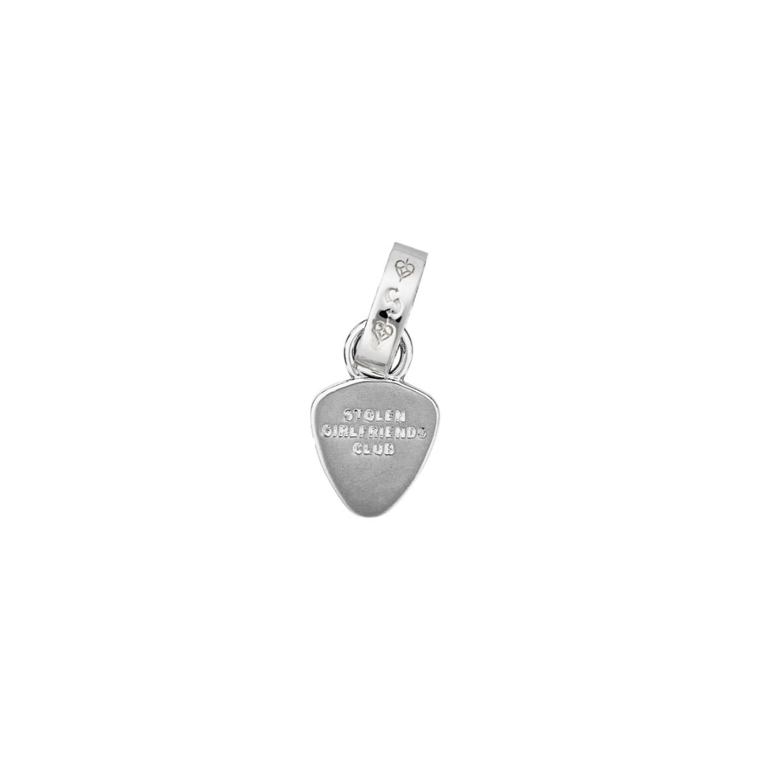 Stolen Girlfriend Club | Guitar Pic | Silver | Charm