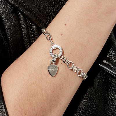 Stolen Girlfriend Club | Guitar Pic | Silver | Charm