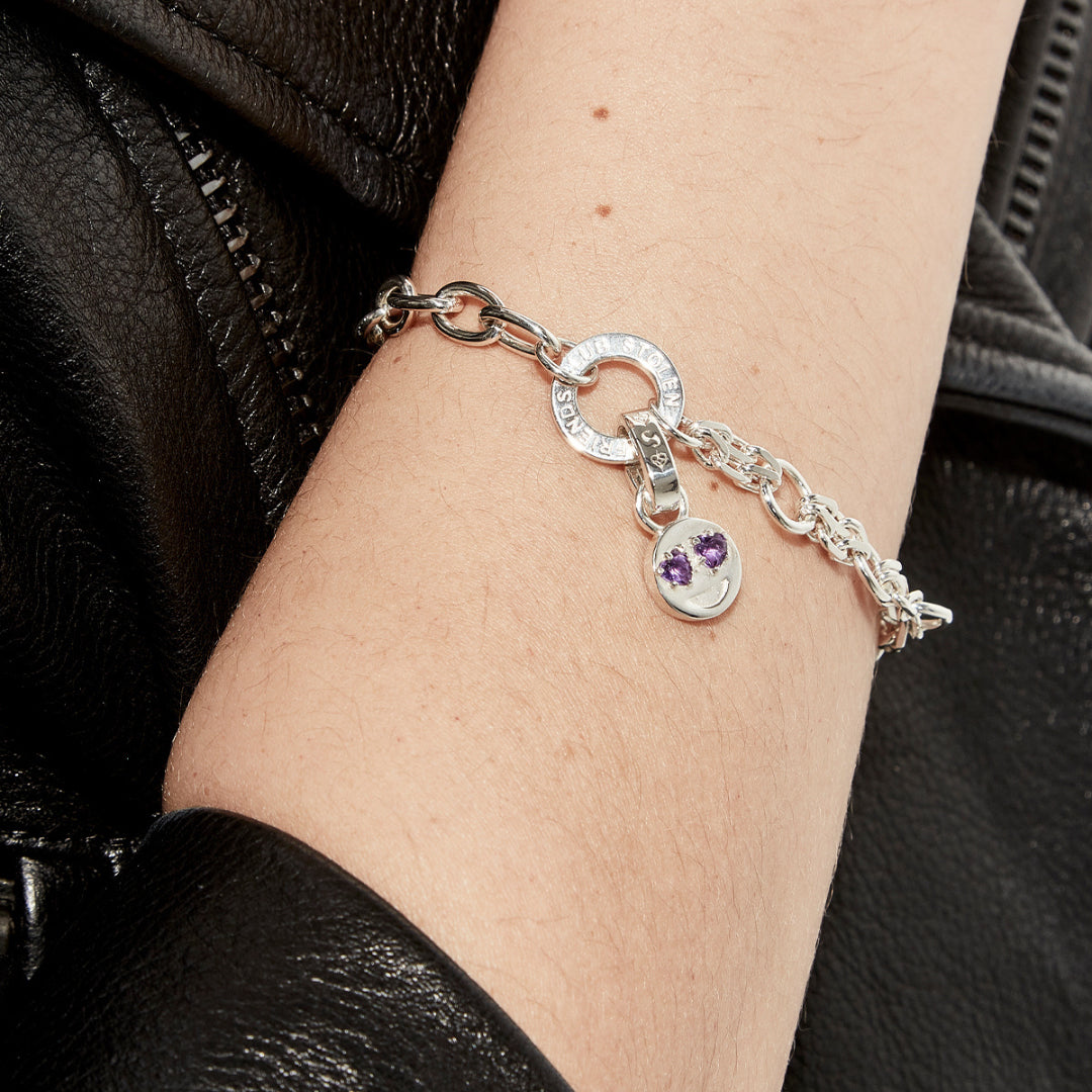Stolen Girlfriend Club | New Crush | Sterling | Amethyst | Charm