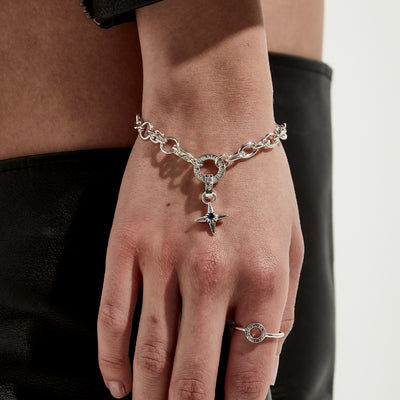 Stolen Girlfriend Club | North Star | Silver | Swiss Topaz | Charm