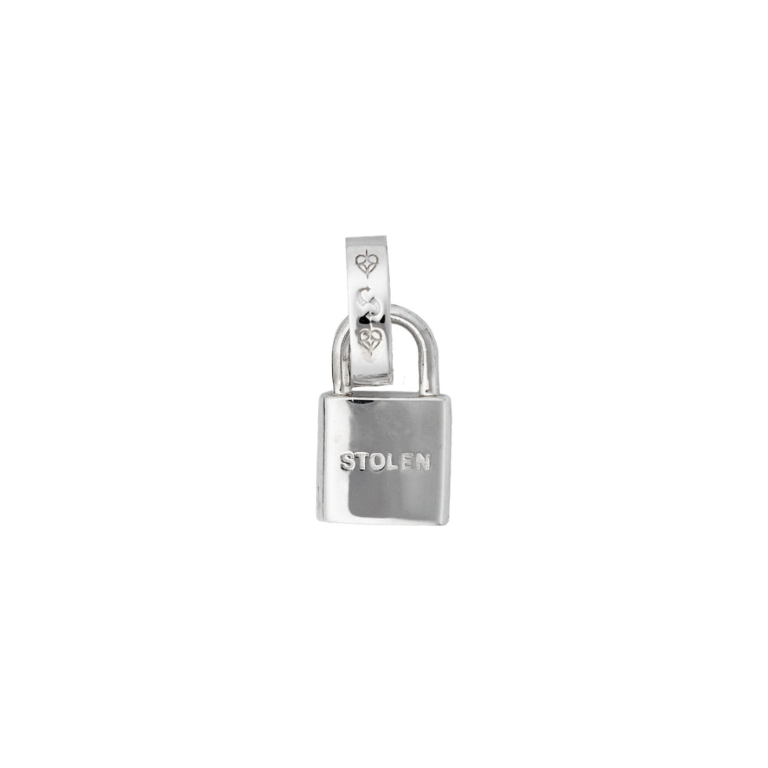 Stolen Girlfriend Club | Stolen Padlock | Silver | Charm