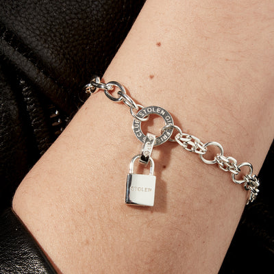 Stolen Girlfriend Club | Stolen Padlock | Silver | Charm