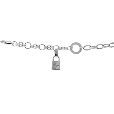 Stolen Girlfriend Club | Stolen Padlock | Silver | Charm