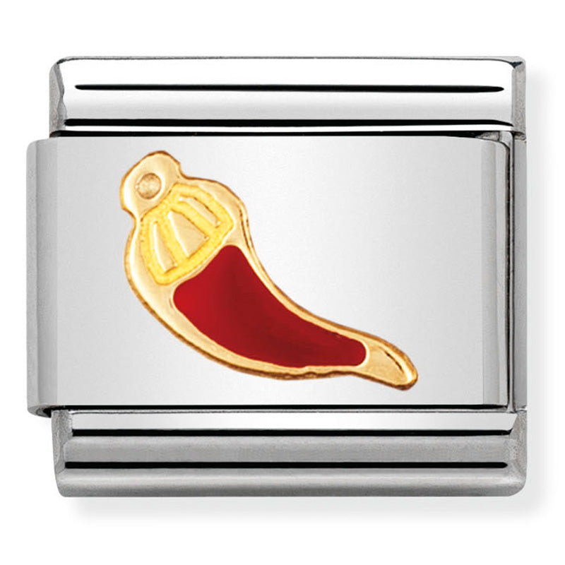 Nomination | Red Horn Good Luck in 18K Gold