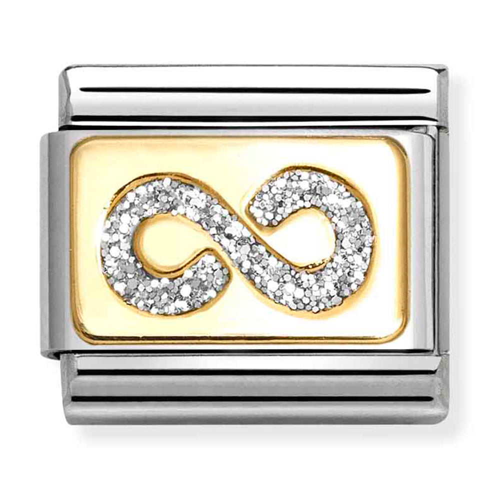 Nomination | Glitter Infinity in 18K Gold