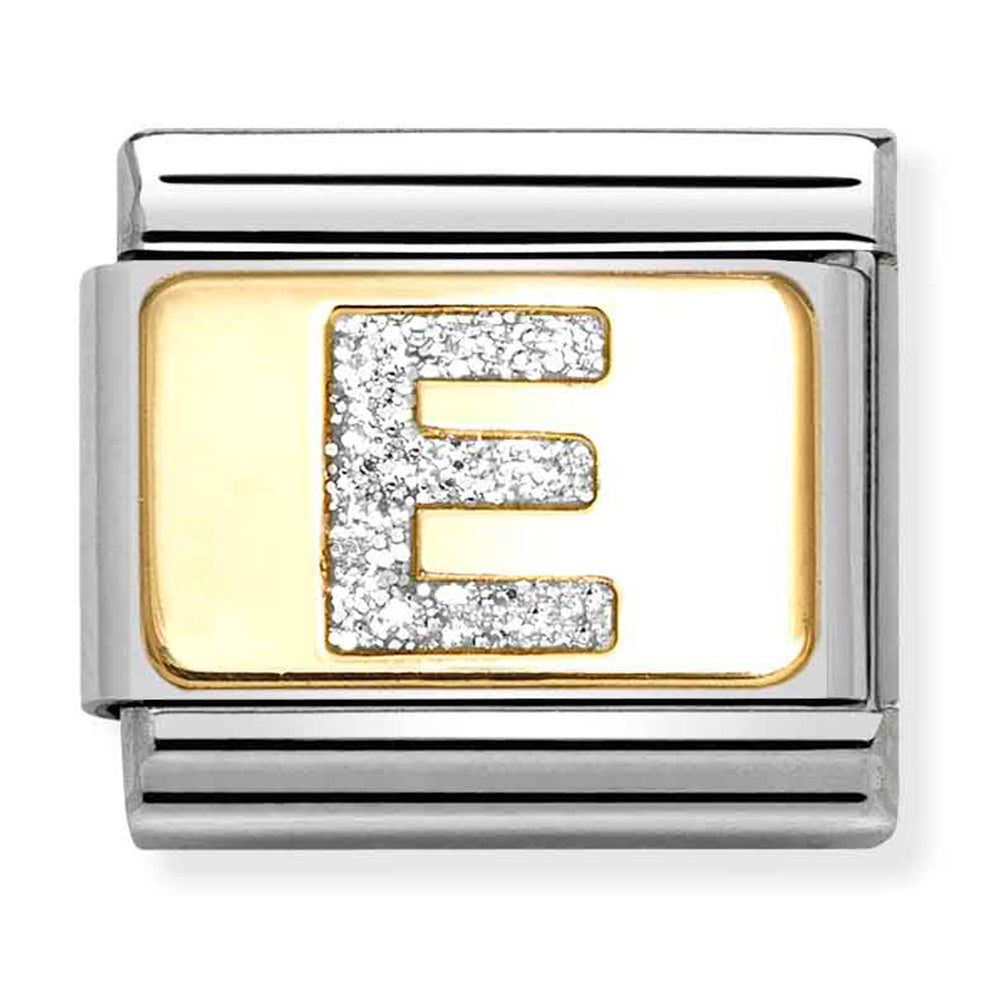 Nomination | Glittler Letter 'E' in 18K Gold