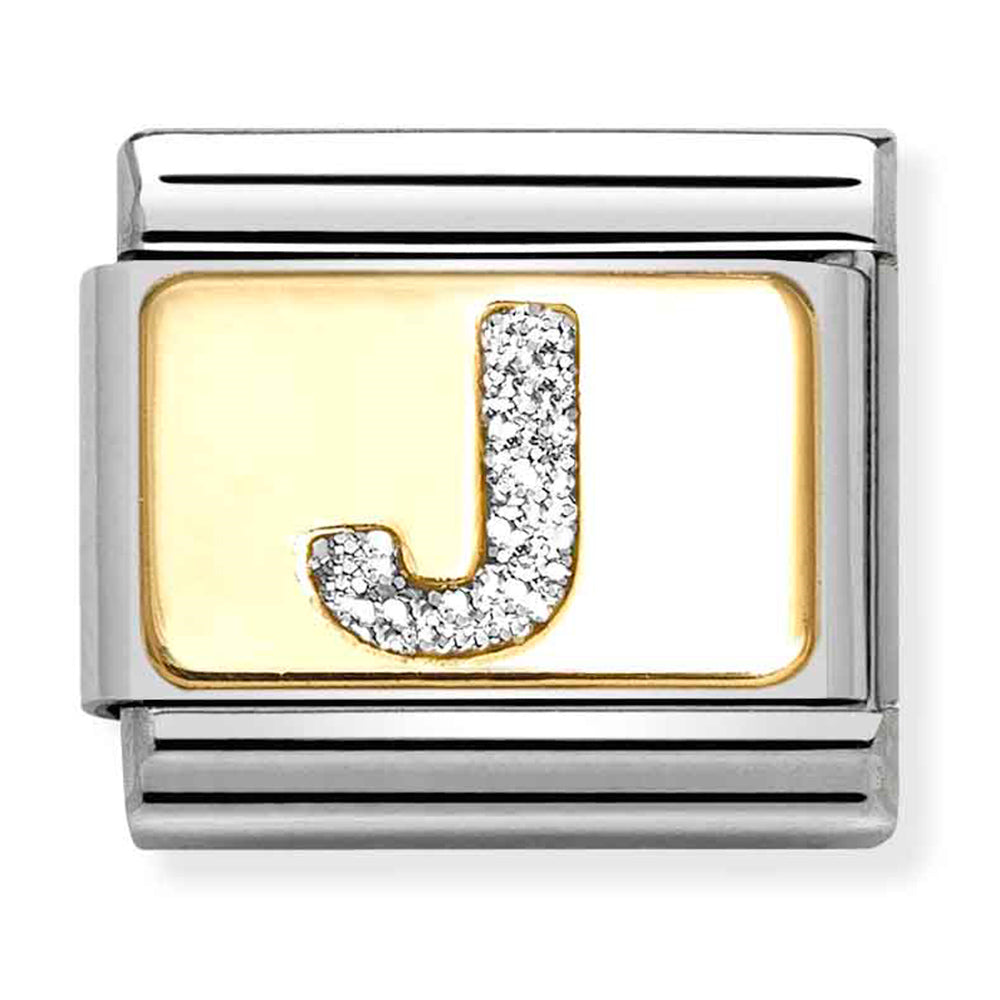 Nomination | Glittler Letter 'J' in 18K Gold