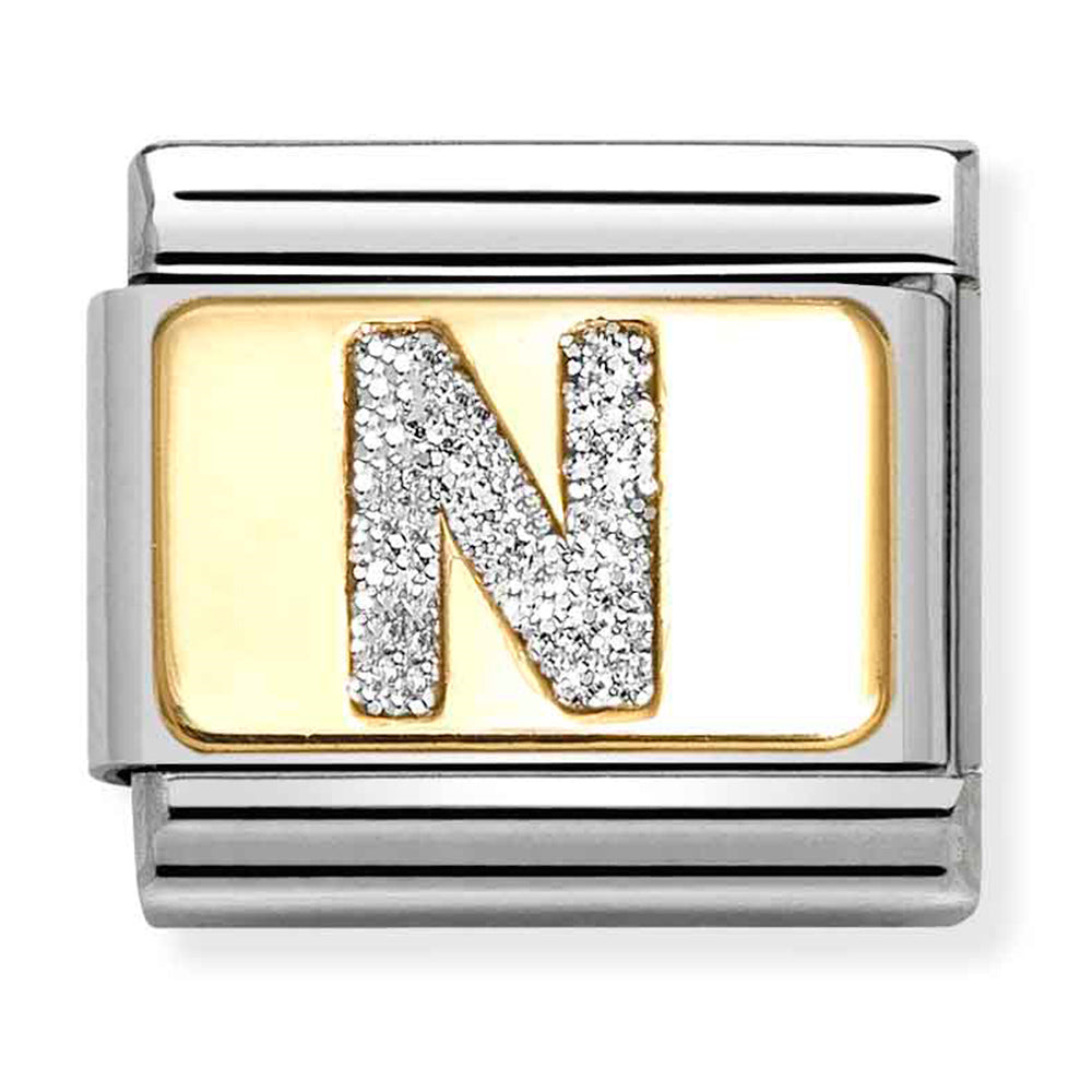 Nomination | Glittler Letter 'N' in 18K Gold
