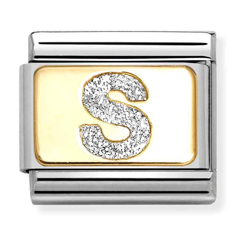 Nomination | Glittler Letter 'S' in 18K Gold