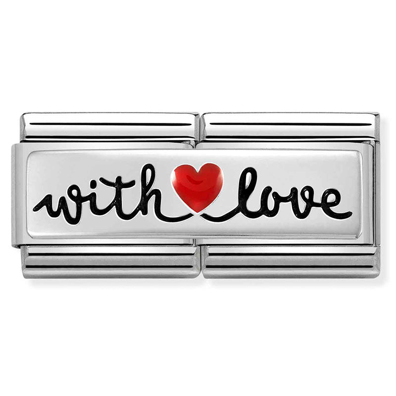 Nomination | With Love Red Heart in Silver