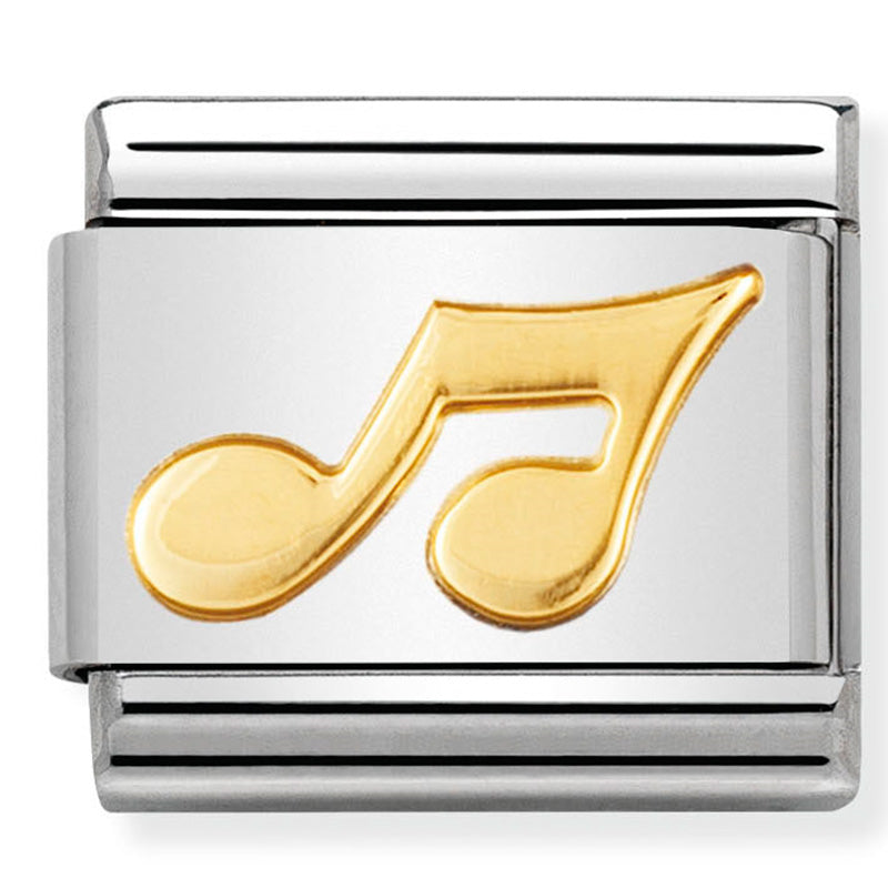 Nomination | Link | Charm Bracelet | 18k Yellow Gold | Music