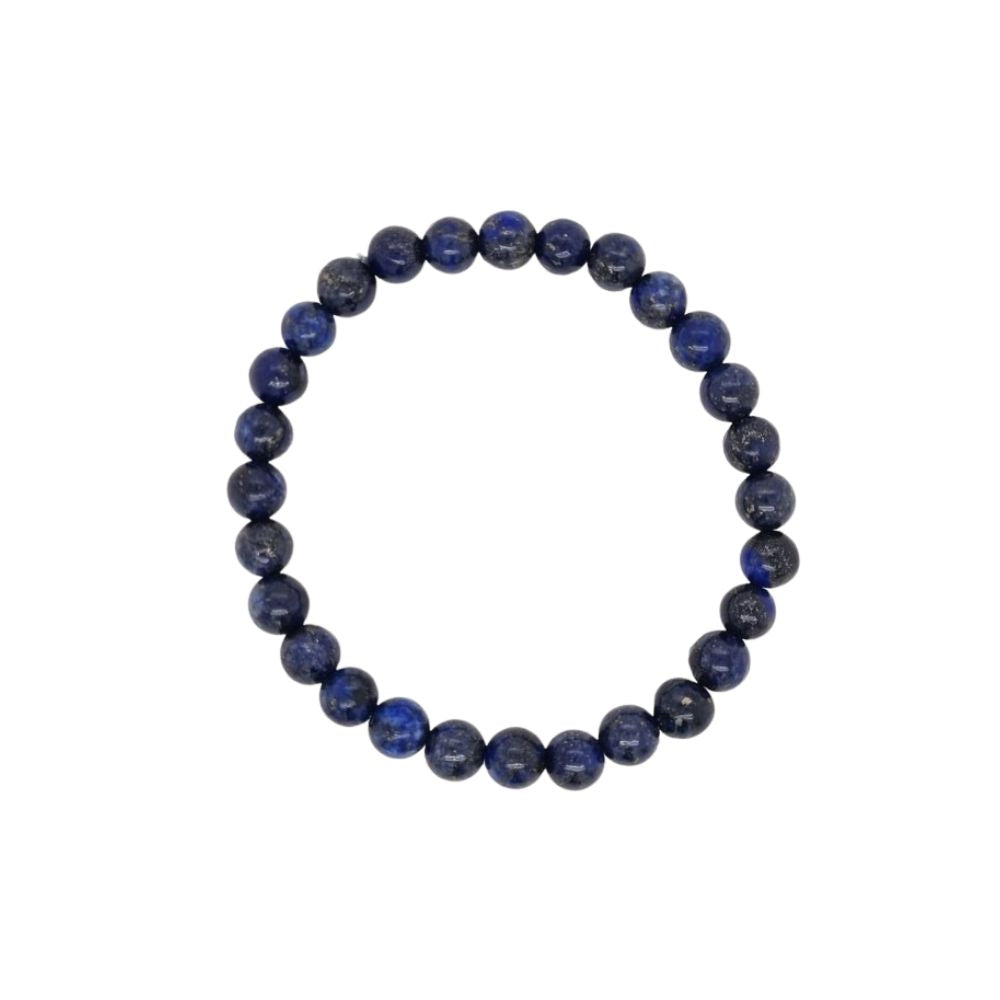 Luna 'Mab' 6mm Lapis Lazuli 17cm Stretch Bracelet