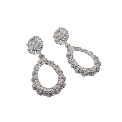 Aurora ‘Charlotte’ Silver Fashion Earrings