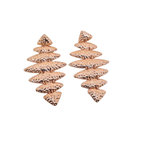 Aurora 'Emma’ Rose Gold Fashion Earrings