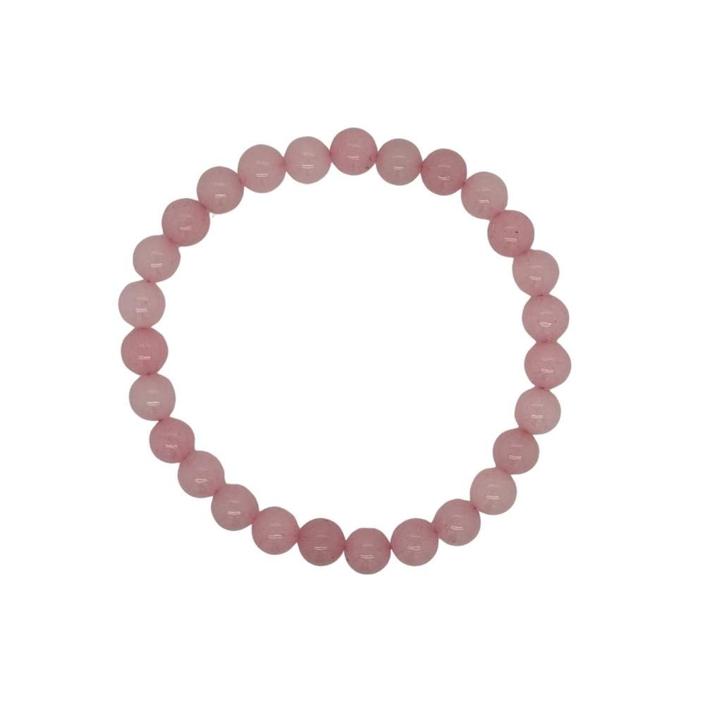 Luna 'Mab' 6mm Stretch Bracelet | Rose Quartz | 17cm