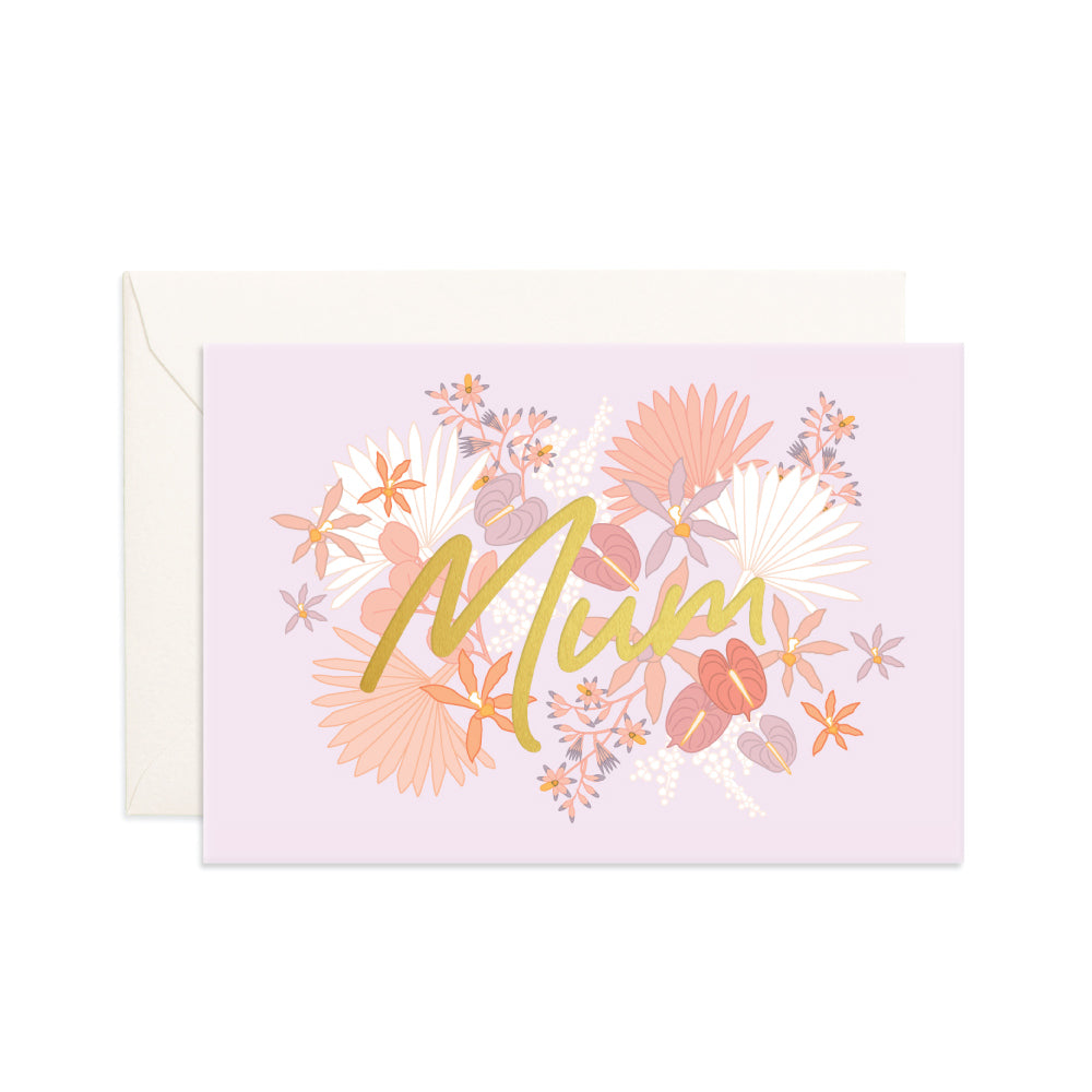 'Mum' Mini Greeting Card