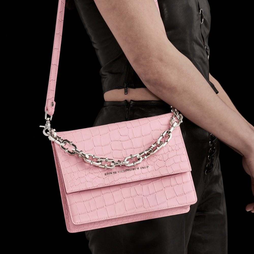Stolen Girlfriends Club Big Trouble Bubblegum Pink Bag