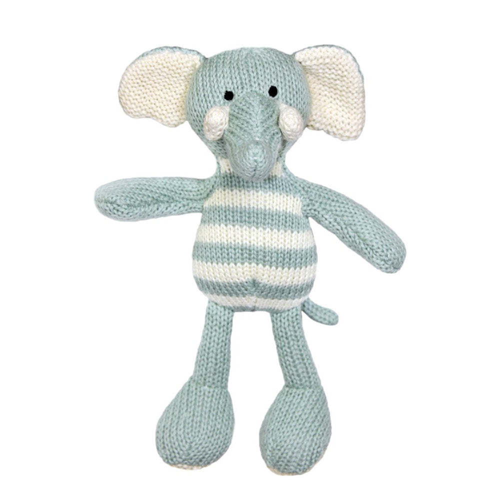 Charlie & Rose Charlie Stripey Elephant | Rattle