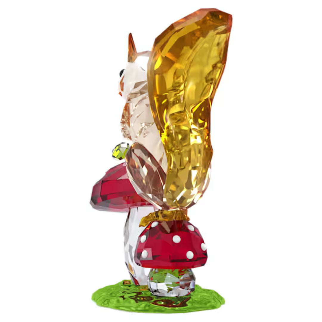 Swarovski Idyllia Squirrel and Mushrooms