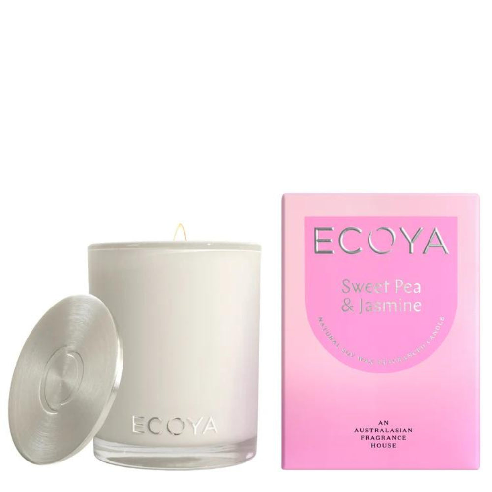 ECOYA Sweet Pea & Jasmine Madison Candle