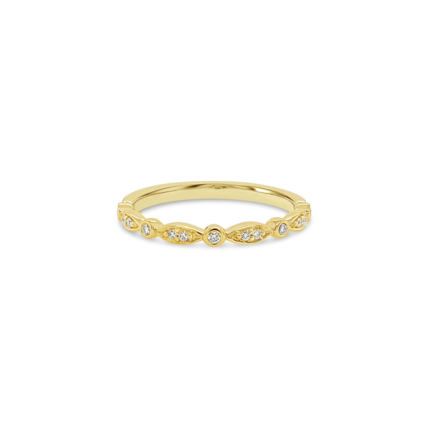 9ct Yellow Gold Diamond Wedder Ring