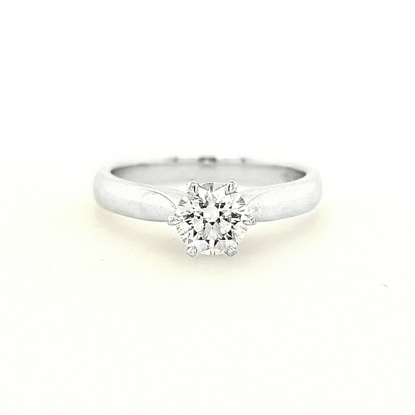 18ct Lab Created Diamond Solitaire Ring