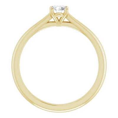 Vida 0.25ct Lab Created Diamond Solitaire Ring