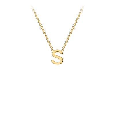 9k Yellow Gold Initial 'S' Necklace