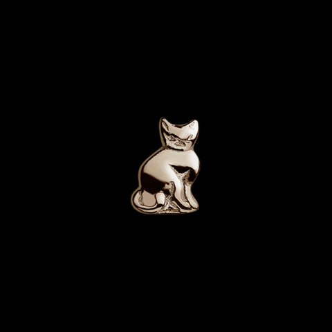 Stow 9ct Rose Gold Cat - 9 Lives