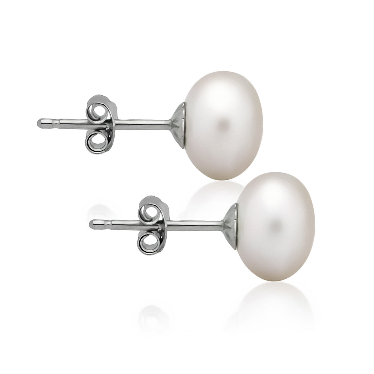 Allura Silver 5mm FW Pearl Stud Earrings