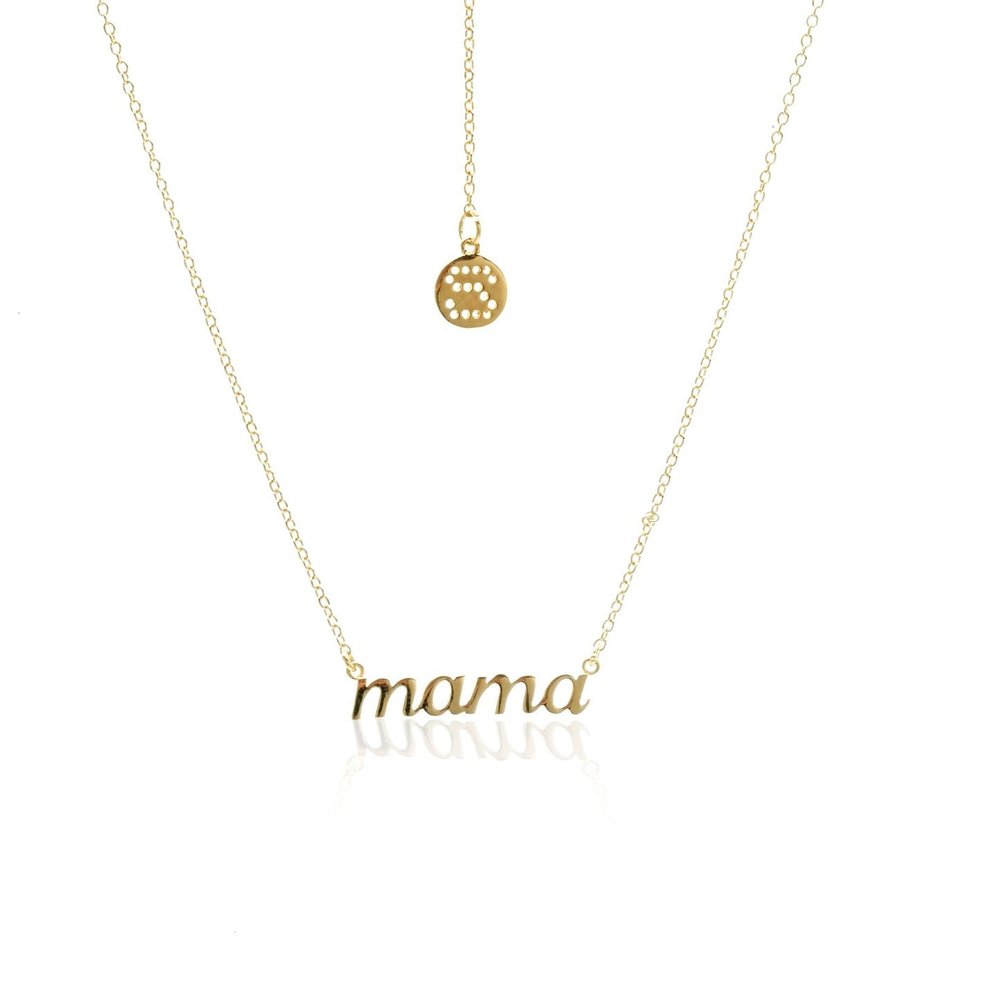 Silk&Steel Mama Gold Necklace