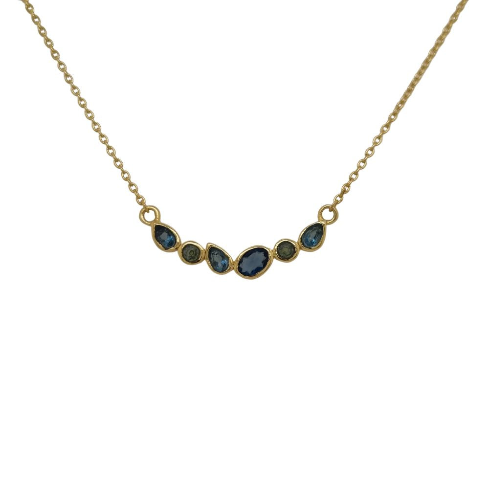 Luna 'Greip' Iolite Hydro Gold Necklace