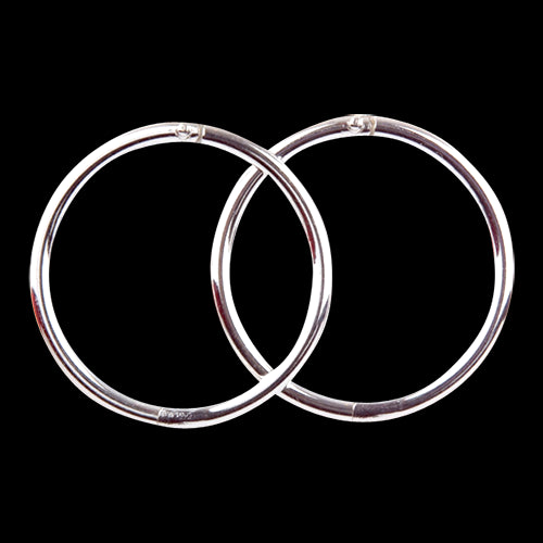 Omnia Regular 12mm Sterling Silver Sleepers