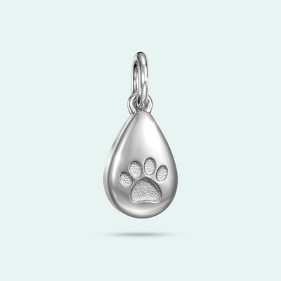 The Pawprint Drop Charm